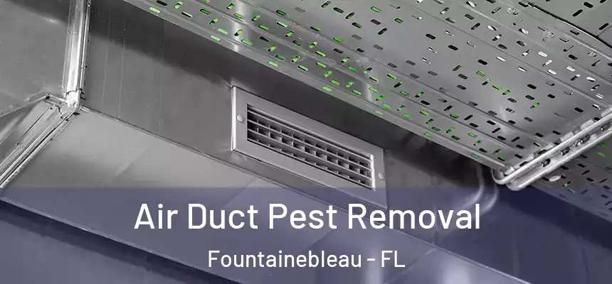 Air Duct Pest Removal Fountainebleau - FL