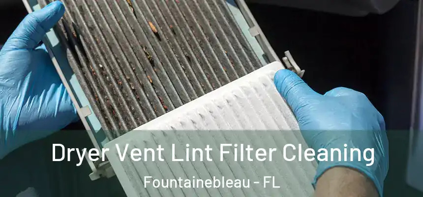 Dryer Vent Lint Filter Cleaning Fountainebleau - FL