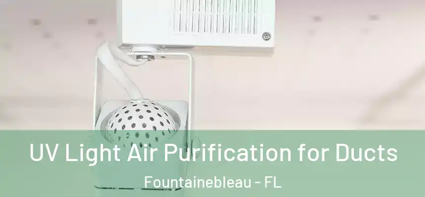  UV Light Air Purification for Ducts Fountainebleau - FL